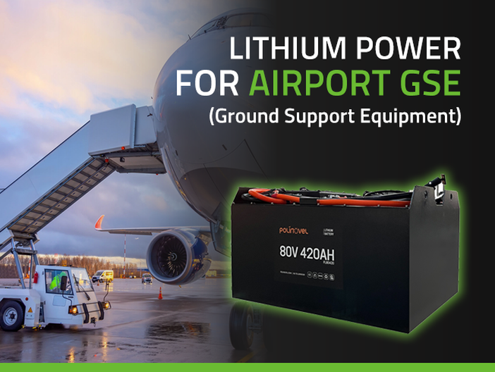 Lithium power for airport gse Lithium power for airport gse